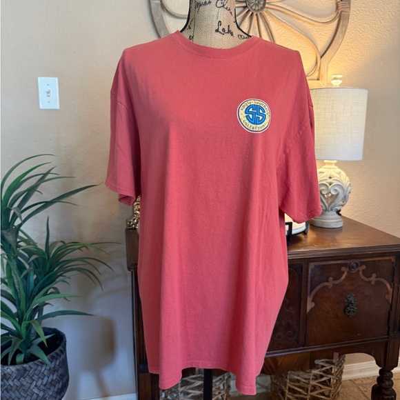Simply Southern Tops - Simply Southern Rose Coral Firefly Short Sleeve Tee